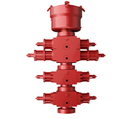 13 5/8-15000PSI<br>高抗硫防噴器組<br>（2FZ35-105閘板防噴器、FH35-70/105環(huán)形防噴器）
